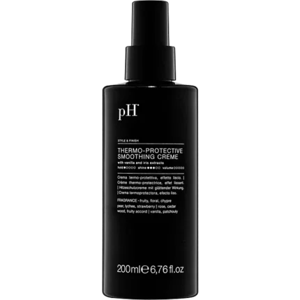 pH Flower Style & Finish Термозахисний крем для гладкості волосся, 200 мл